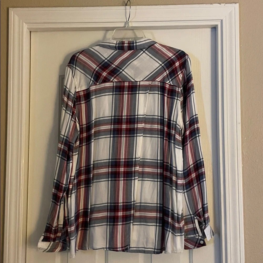 Olive & Oak Multicolor Plaid Shirt size XL - Picture 4 of 4